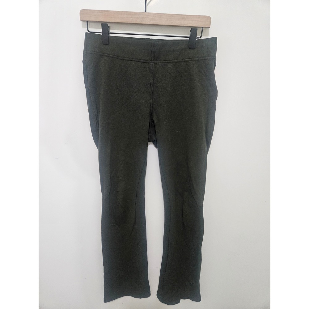 Loft Womens Dark Olive Green Ponte Leggings Size S Stretch Pull On Pants 484505